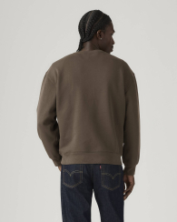 Світшот з принтом Levi's на флісі 1159861363 (Коричневий M)