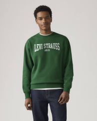 Світшот з принтом Levi's на флісі 1159861365 (Зелений M)