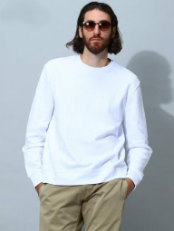 Чоловічий світшот Armani Exchange з логотипом 1159862048 (Білий XXL)
