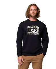 Мужской свитшот Columbia на флисе 1159862410 (Черный XL)