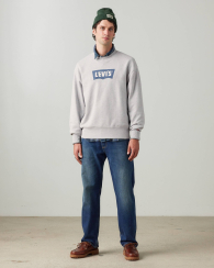 Чоловічий світшот Levi's з логотипом 1159862505 (Сірий XXL)