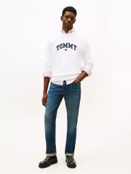 Мужской свитшот Tommy Hilfiger на флисе 1159862801 (Белый M)