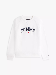 Мужской свитшот Tommy Hilfiger на флисе 1159862801 (Белый M)