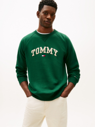 Мужской свитшот Tommy Hilfiger на флисе 1159862929 (Зеленый L)