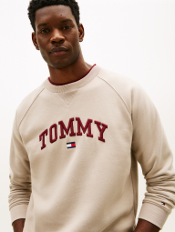 Мужской свитшот Tommy Hilfiger на флисе 1159862933 (Бежевый XXL)