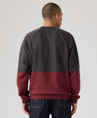 Мужской свитшот на флисе Levi's 1159863453 (Красный/Серый M)