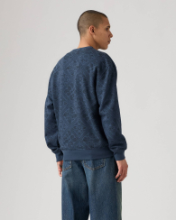 Мужской свитшот Levi's на флисе 1159863663 (Синий L)