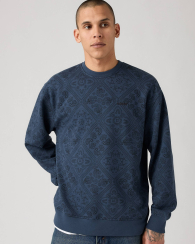 Чоловічий світшот Levi's на флісі 1159863663 (Синій L)