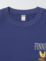 Свитшот UNIQLO с принтом Zootopia 1159864631 (Синий S)