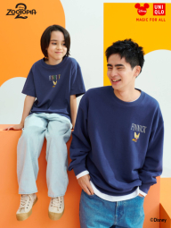 Свитшот UNIQLO с принтом Zootopia 1159864631 (Синий S)