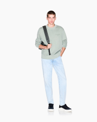 Чоловічий світшот Armani Exchange з логотипом 1159864809 (Зелений M)