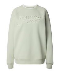 Женский свитшот Tommy Hilfiger с объёмной вышивкой 1159864967 (Зеленый M)
