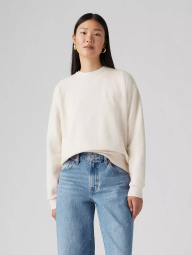 Світшот жіночий Levi's на флісі 1159865481 (Молочний M)