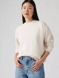 Світшот жіночий Levi's на флісі 1159865481 (Молочний M)
