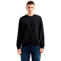 Мужской свитшот Armani Exchange с логотипом 1159865578 (Черный L)