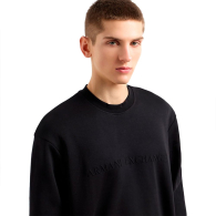 Мужской свитшот Armani Exchange с логотипом 1159865578 (Черный L)