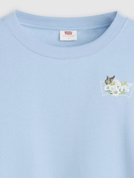 Світшот жіночий Levi's на флісі 1159868652 (Блакитний XL)