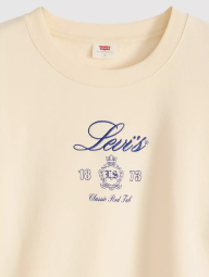 Свитшот женский Levi's на флисе 1159869304 (Молочный L)