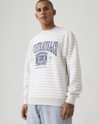 Свитшот Levi's на флисе 1159882434 (Белый/Серый XL)