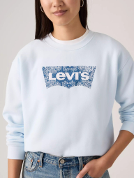 Світшот жіночий Levi's на флісі 1159959944 (Блакитний M)