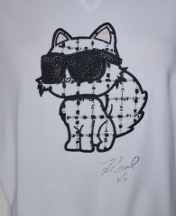Женский свитшот Karl Lagerfeld Paris 1160134584 (Белый XL)