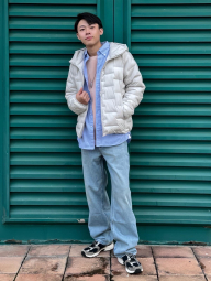 Мужской свитшот UNIQLO 1160845829 (Розовый L)