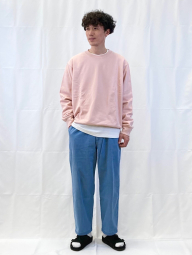 Мужской свитшот UNIQLO 1160845829 (Розовый L)