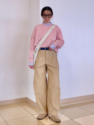 Мужской свитшот UNIQLO 1160845829 (Розовый L)