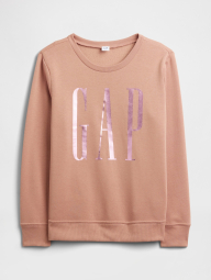 Світшот на флісі GAP з логотипом 1161180033 (Коричневий XS)