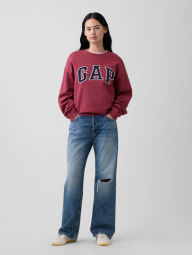 Свитшот GAP на флисе 1161181726 (Бордовый XXL)