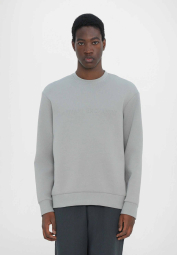 Чоловічий світшот Armani Exchange з логотипом 1161208940 (Сірий M)
