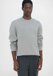 Чоловічий світшот Armani Exchange з логотипом 1161208940 (Сірий M)