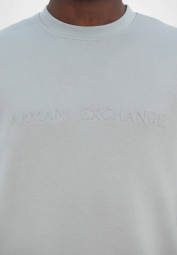 Чоловічий світшот Armani Exchange з логотипом 1161208940 (Сірий M)