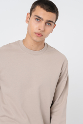 Мужской свитшот Armani Exchange 1161440030 (Бежевый XXL)