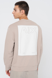 Мужской свитшот Armani Exchange 1161440030 (Бежевый XXL)