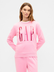 Свитшот на флисе GAP с логотипом 1161518233 (Розовый S)
