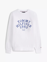 Мужской свитшот Tommy Hilfiger на флисе 1161710442 (Белый L)