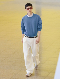 Свитшот UNIQLO с круглым вырезом 1161938414 (Синий 3XL)