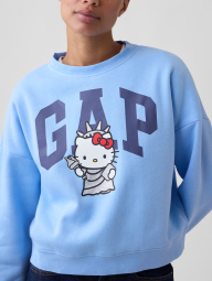 Свитшот Oversized на флисе GAP 1162032607 (Голубой S)