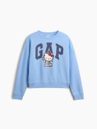 Свитшот Oversized на флисе GAP 1162032607 (Голубой S)