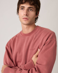 Чоловічий світшот Levi's на флісі 1162586675 (Червоний L)
