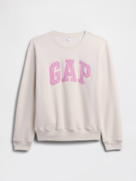 Свитшот женский на флисе GAP с логотипом 1162919537 (Молочный XS)