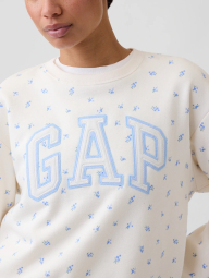 Свитшот на флисе GAP с логотипом 1162937039 (Молочный XXL)