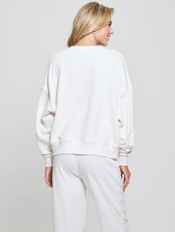 Жіночий світшот Guess зі стразами 1163362977 (Молочний S)