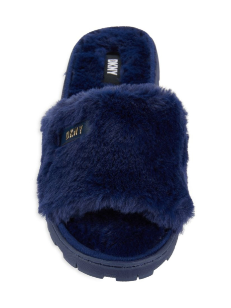 Женские домашние тапочки DKNY 37,5 (7 US) 25 см Синий 1159840400