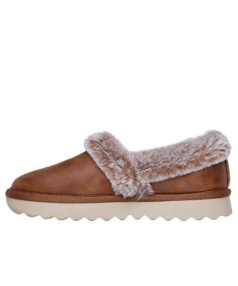 Домашние тапочки Cozy Up Clog Skechers 37 (7 US) 24,5 см Коричневый 1159841213