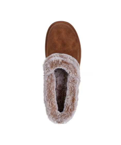 Домашние тапочки Cozy Up Clog Skechers 37 (7 US) 24,5 см Коричневый 1159841213