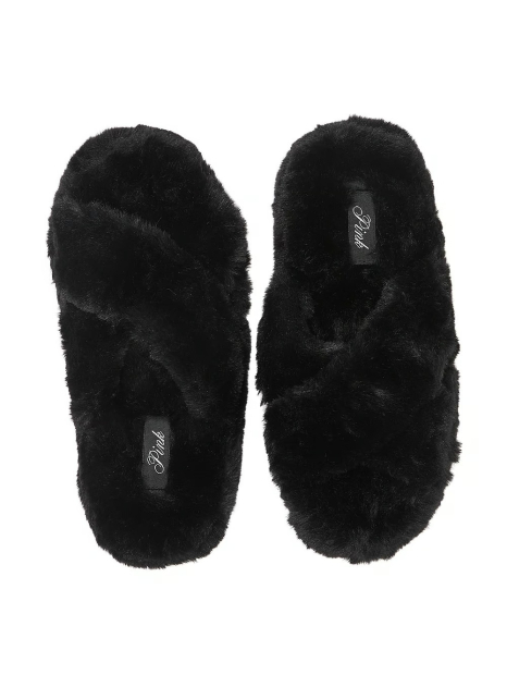 Женские тапочки Victoria's Secret Pink 38-39 (7-8 US) 25 см Черный 1159847814