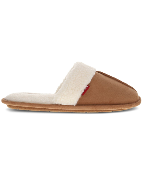 Теплые тапочки Levi's Memory Foam на меху 35,5-36,5 (5-6 US) 23,5 см Коричневый 1159853656