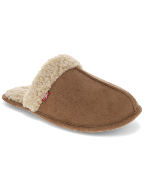 Чоловічі капці Levi's Brixton Memory Foam на хутрі 44-45 (11-12 US) 30 см Коричневий 1159860528